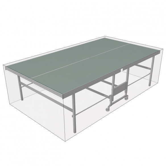 Table De Tenni Housse Protection Ping-Pong 280 X 150 Cm En Polyester Imperméable Résistante À